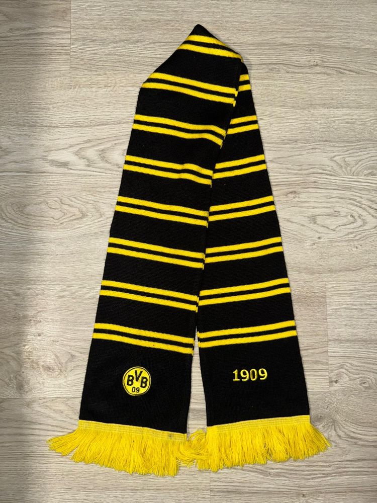 Black And Yellow Striped Scarf